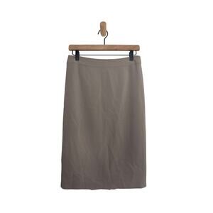 NWT Basler Pencil Skirt Size 2 Taupe Beige Career Professional Knee Length